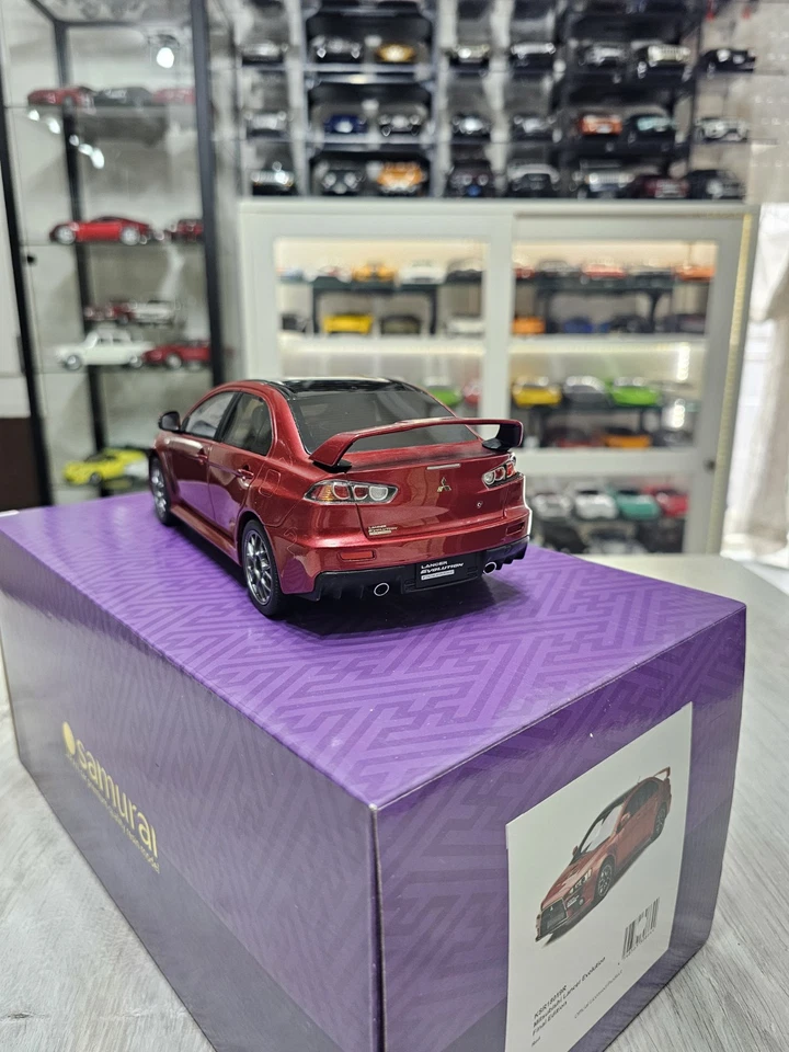 Mitsubishi Lancer Evolution Final Edition Red 1/18 Kyosho - Immagine 3 di 4