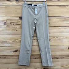 Banana Republic Dress Pants 2R Logan Mid Rise Straight Trouser Beige NWT B158