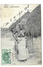 AFRIQUE FEMME BAMBARA AUX SEINS NUS