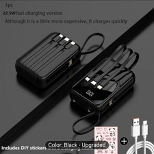 2026 New Model, 21000mAh Mini Power Bank, 5W Slow Charging - 22.5W Fast Charging