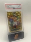 2024 Panini Mosaic Bo Nix #312 Reactive Yellow Mosaic Prizm Rookie PSA 8