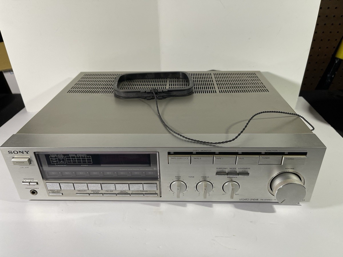 SONY STR-VX4 W/ BOX STEREO RECEIVER / TUNER AMPLIFIER AM/FM PHONO