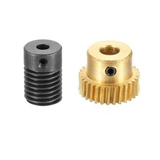 Worm Gear Set 0.5 Module 1:30 Reduction Rate(Gear-5mm Bore, Rod 4mm Bore)