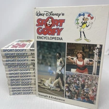 Lot of 16 Walt Disney Sport Goofy Encyclopedia Hardcover Vintage Illustrated
