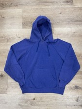 Vintage 1980s Sweat And Surf Made In USA Blue Hoodie Grunge VTG 80s