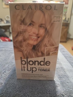 Clairol BLONDE IT UP Crystal Glow Toner for Bleached / Highlighted Hair