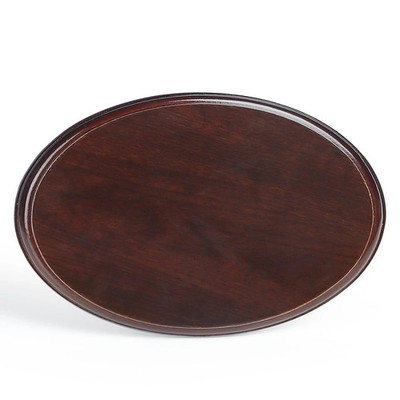 Wooden Oval Base for Hand Casting, DIY Crafts and Home Display, 6x8 Inches