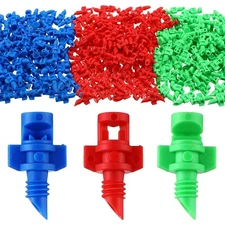 300 Pcs Misting Nozzle Sprayer 90/180/360 Degree Atomizing  Sprinklers Drip8268
