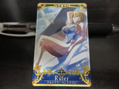 FGO Fate Grand Order Arcade Card Servant Artoria Pendragon Ruler Final Altria