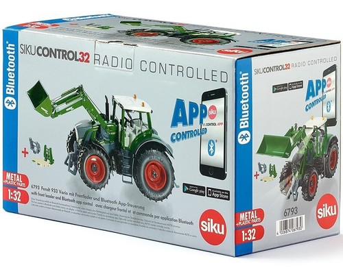 Siku Fendt 933 Vario w/front loader & Bluetooth app 1:32 10679300000 modellismo - Foto 6 di 6
