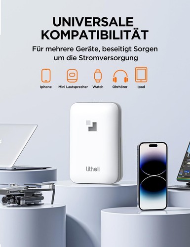 Litheli Akku 20V 4.0AH 20000 Milliampere Lithium-Ionen-Akku Litheli LED-Anzeige - Afbeelding 6 van 8