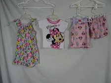 Disney Minnie Daisy Tank & Short Pajama set Minnie T-Shirt Minnie Sun suit 4T 