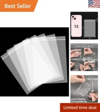 Durable 400pcs 3x4 Inch Clear Zip Bags - Perfect for Business & Organization