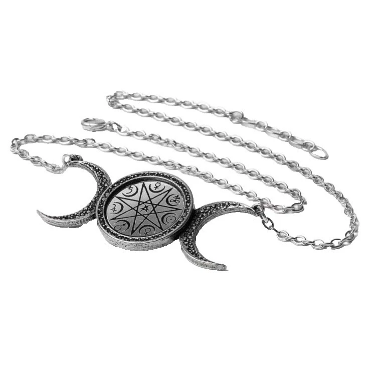 Crystal Pewter Celestial y horóscopo 18k Collares y colgantes De moda