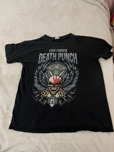 Five Finger Death Punch 2018 Concert  T-Shirt Size Large