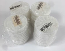 10pcs Nail Art Storage Box 12 Grids Round Dustproof Clear Jewelry Organize