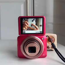 Canon PowerShot N2 Compact 16.1MP 8x Zoom Digital Camera with WiFi  NFC Red