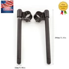 For Kawasaki Ninja 250R 300R 37mm Riser 1" Clip Ons Fork Handlebar CNC Tube Ends