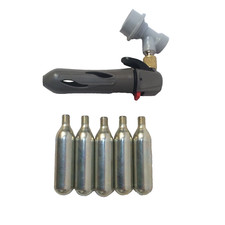 Caricabatteria per fusti CO2 e pacchetto gas birra blocco a sfera corny disconnetter home brew  