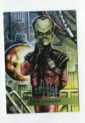 2019 Marvel Flair autograph card 79 Leader Paskal Millet 19/30