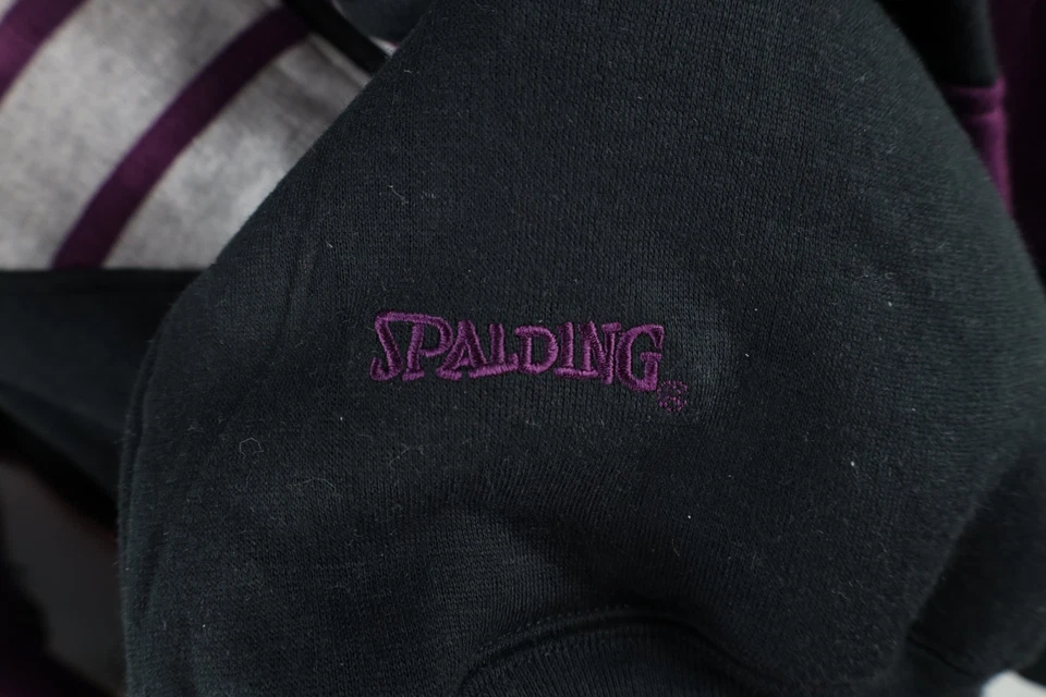 Deadstock Vintage 90s Spalding Mens Large Spell Out Color Block Track Jacket - Image 4 of 4