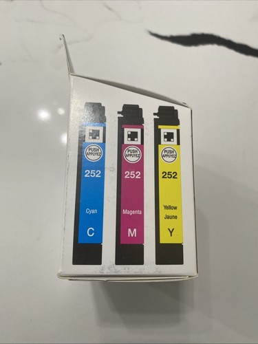Epson 252 Cyan, Magenta, & Yellow Ink Cartridges T252520 OEM Exp 1/2026 - Picture 2 of 4