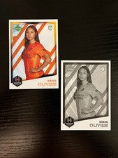 Barbara Olivieri rookie card RC BLACK and WHITE parallel 2023 Parkside NWSL