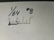 50 1/64oz Ball Head Jigs Mustad Bronze Hooks #12  #10  #8  #6  #4 You Choose