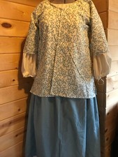 Historical Reenactment bed gown and petticoat