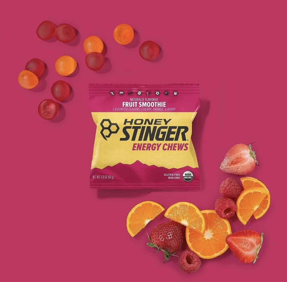 Honey Stinger Organic Fruit Smoothie Energy Chews Exercise Pre Workout, 1 Packet - Image 4 of 4
