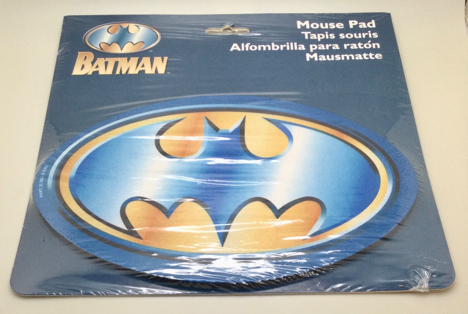 Vintage Batman DC mouse pad, N.O.S. sealed. 1996.