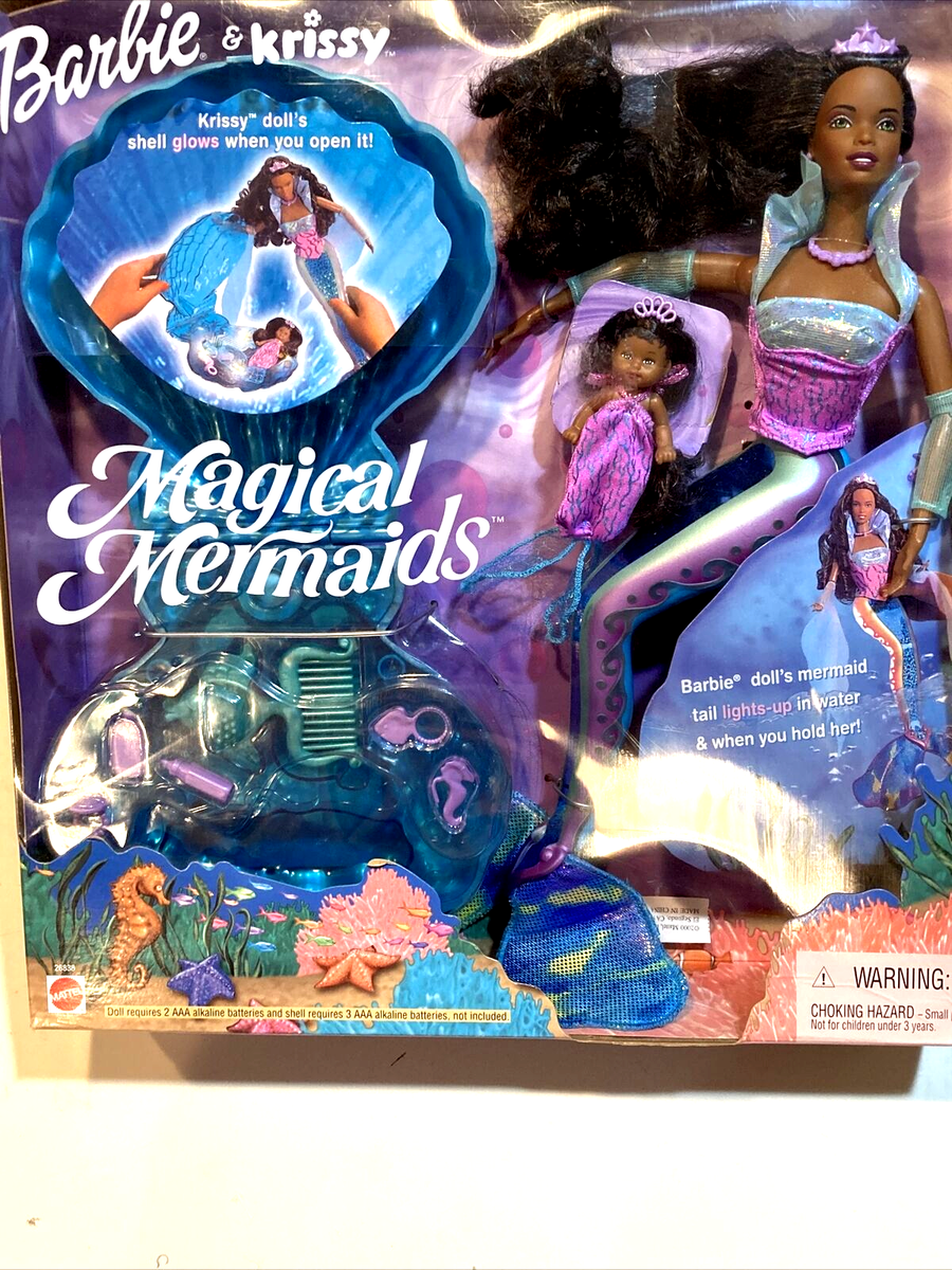 Barbie & Krissy Magical Mermaids African American Dolls 26838