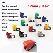 1-10pc 12mm Toggle Switch Cover Aircraft Style Safety Flip Cover Cap Accessories