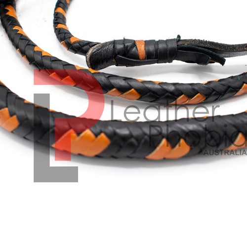 Kangaroo Hide Stock Whip 04 to 12 Feet Long Custom 16 Plaited Bull Whip Handmade - Bild 5 von 9