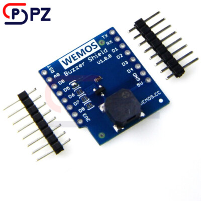 Buzzer Shield For Wemos D1 Mini IOT Blynk ESP8266 Arduino Sensory Module Board