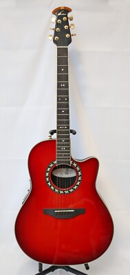 Ovation Legend 1867 Cherry/Red 2002 Acoustic-Electric Guitar | eBay