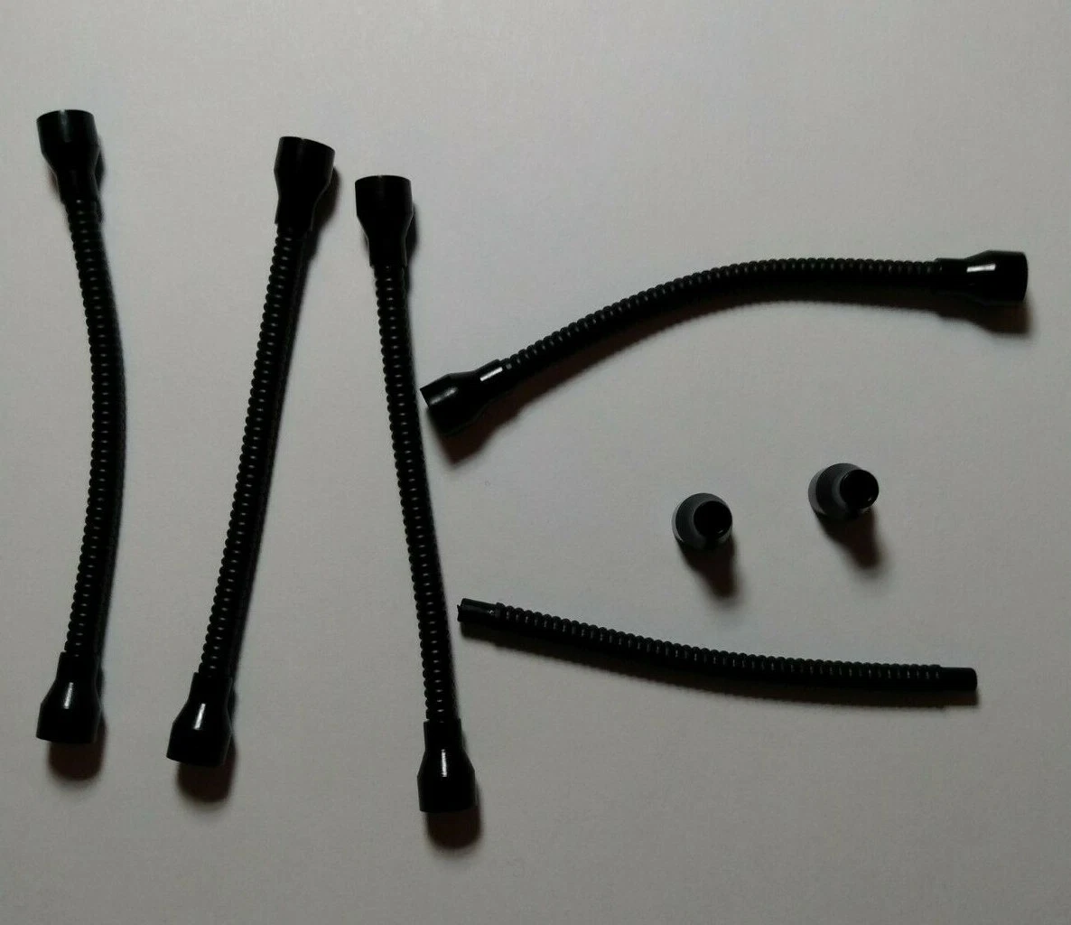 Black Flexible Hose w removable ends 73590 5 Pieces