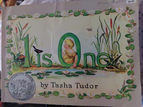 1 is One by Tasha Tudor Troll ASSOCIATES Paperback Children's Book COUNTING BOOK - Foto 1 di 9