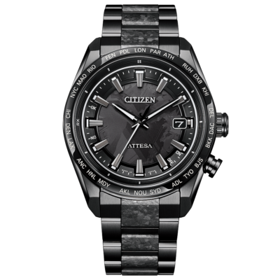 CITIZEN ATTESA CB0285-63E HAKUTO-R Black Titanium Limited Eco