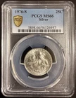 1976-S Silver Washington Bicentennial Quarter - PCGS Graded MS66 - 40% Silver