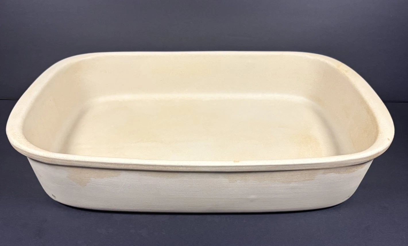 PAMPERED CHEF Stoneware Large Baker Rectangle Dish Cake 9x13