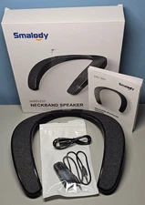 Smalody Wireless Neckband Bluetooth Speaker! Built in Mic- 10hrs play time! New!