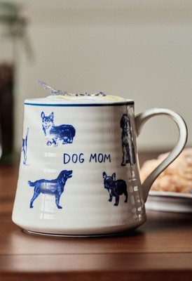 Molly Hatch Dog Mom Stoneware Mug NIB