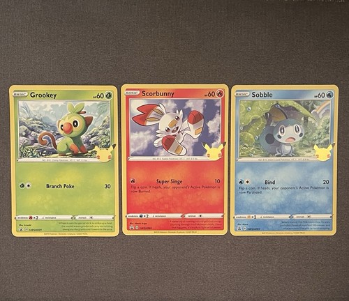 Galar First Partner Pack Jumbo Karten - Celebrations 25th Anniversary Pokemon