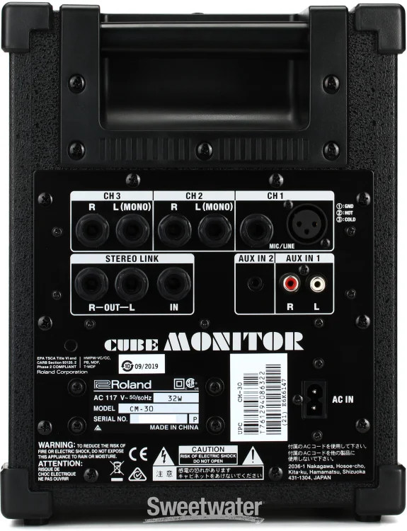 Roland CM-30 Portable Powered Cube Monitor Guitar for sale online