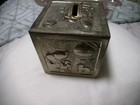 Peanuts Snoopy Square penny bank silverplated — photo 3