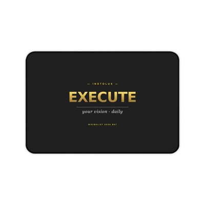 Execute Your Vision   Minimalist Desk Mat