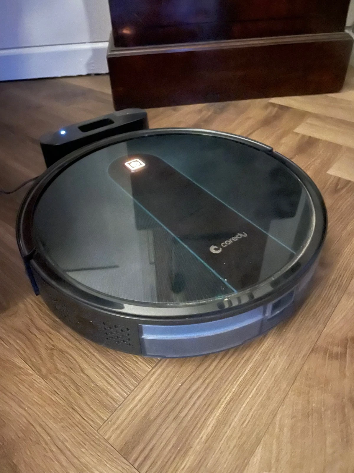Robot Vacuum Cleaner Coredy R650 Black with Charger Home Base + Remote Control