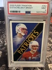 2000 Fleer Tradition Rookies to Watch Tom Brady, Dave Stachelski #352 (RC) PSA 9