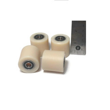 Generic Nylon Pulley 4 Pcs 1.5-Inch Nylon Roller Wheel with Bearings, CNC Guidin